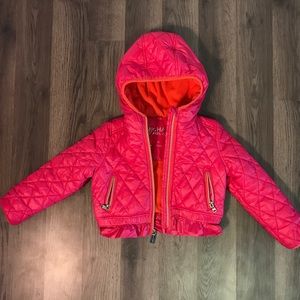Michael Kors toddler size 3t puffer jacket in pink